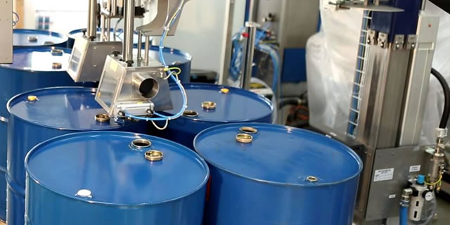 Poly Drum Hydro Jet Cleaning